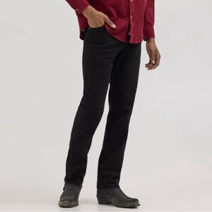 Wrangler | Men’s Black Straight Dress Jean Pants